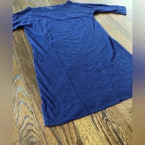 Lilly Pulitzer Women’s S 100% Pima Cotton Boatneck 3/4 Sleeves Navy Blue Dress - Picture 2 of 11